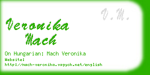 veronika mach business card